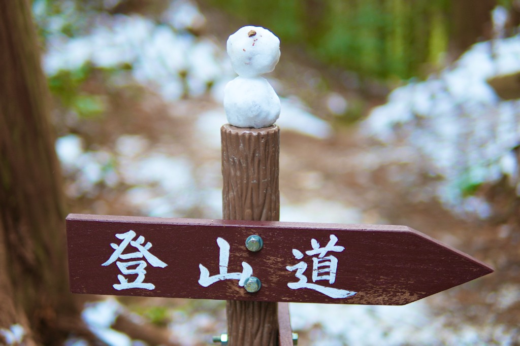 登山道の標識